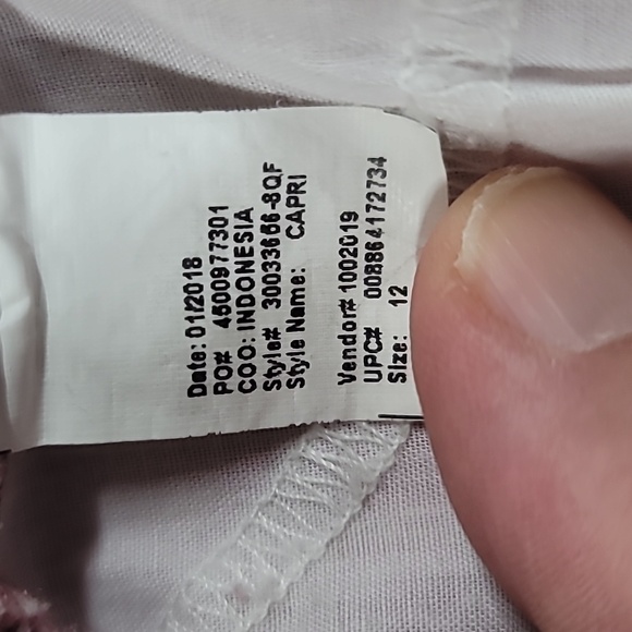 Flutter & Kick Maternity Skinny Ankle Jeans size 12 Rose Pink - Picture 16 of 16